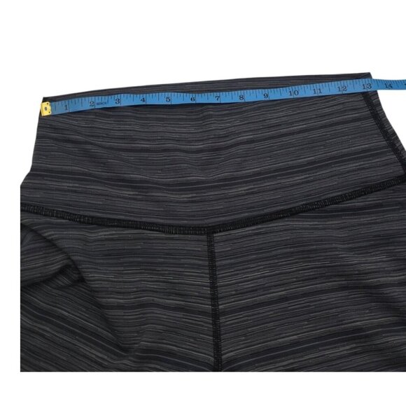 Lululemon Pants Women 6 High Times  Luxtreme Cyber Stripe Athleisure Crossfit - Picture 6 of 7